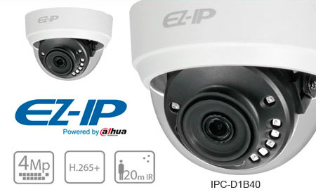 Мини-купольная 4-мегапиксельная IP-камера IPC-D1B40 торговой марки EZ-IP