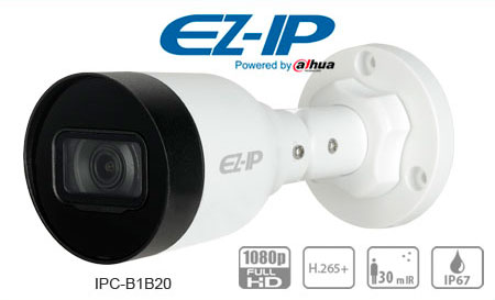 Миниатюрная цилиндрическая двухмегапиксельная IP-камера EZ-IP IPC-B1B20