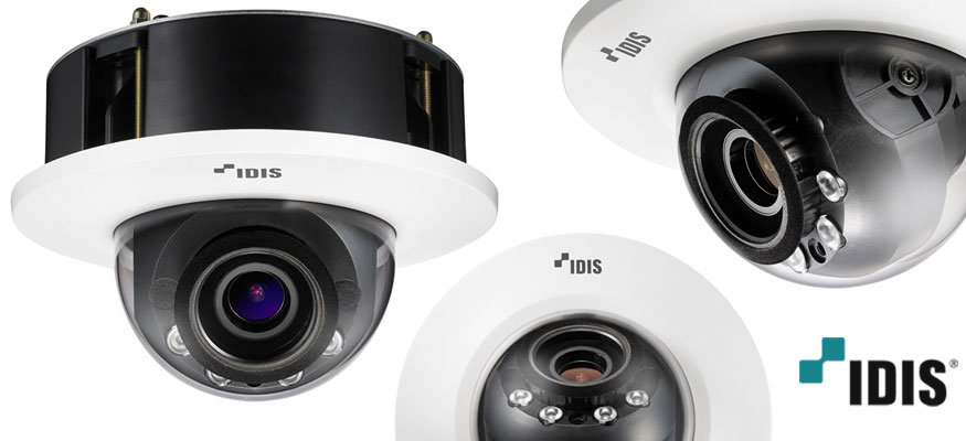 Новые купольные камеры IDIS для врезки в стены и потолки