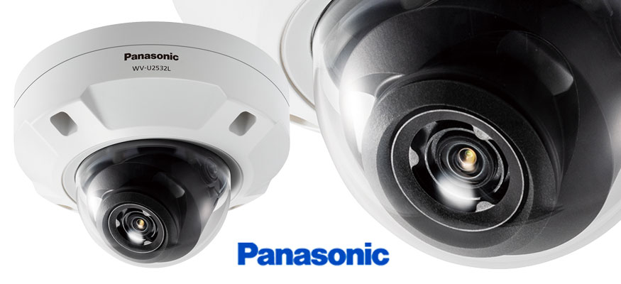 Всепогодные купольные IP-камеры Panasonic с минимальной нагрузкой на сеть