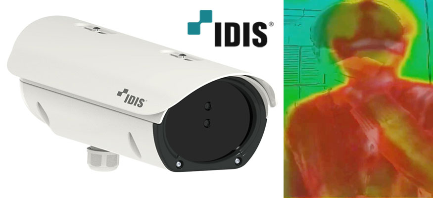 Новые гибридные камеры IDIS для термографического контроля