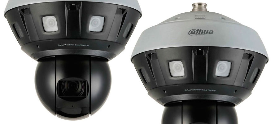 Девятисенсорная камера Dahua: круговая панорама и PTZ в одном корпусе