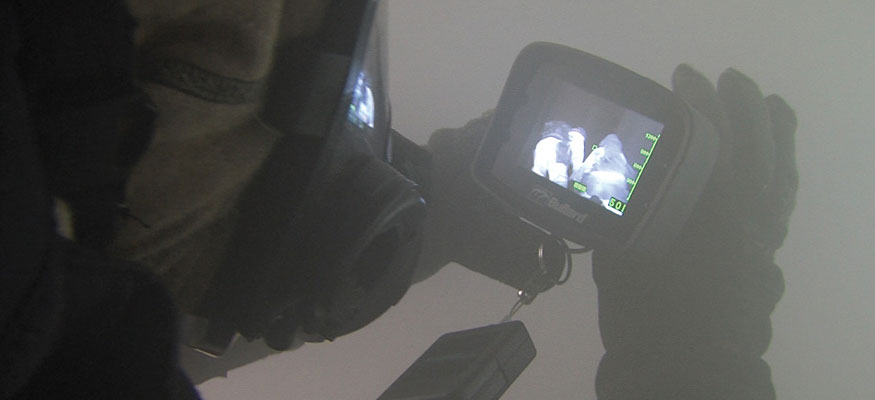 Тепловизоры помогают пожарным и спасателям