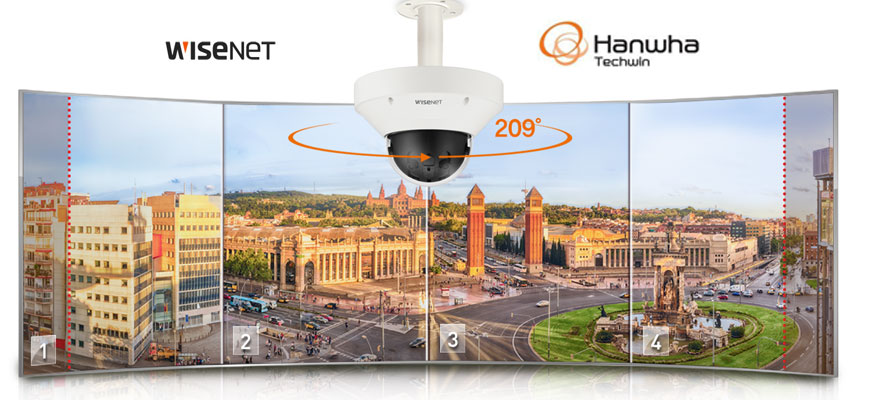 Новая панорамная телекамера Wisenet самостоятельно создаёт «тепловые карты»