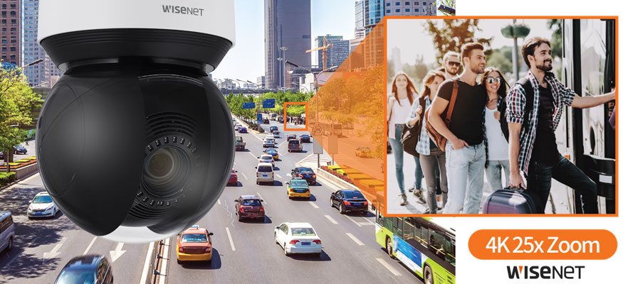 Новая уличная скоростная камера Wisenet с вандалостойкой защитой и упрощённым монтажом