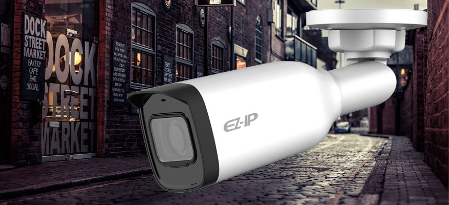 Новая цилиндрическая сетевая камера EZ-IP со встроенной подсветкой