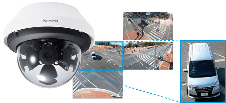 Уличная панорамная купольная камера Panasonic для транспортных приложений