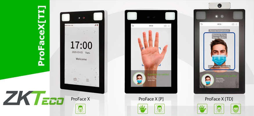 СКУД-терминал ZKTeco с тепловизионной камерой для контроля температуры тела