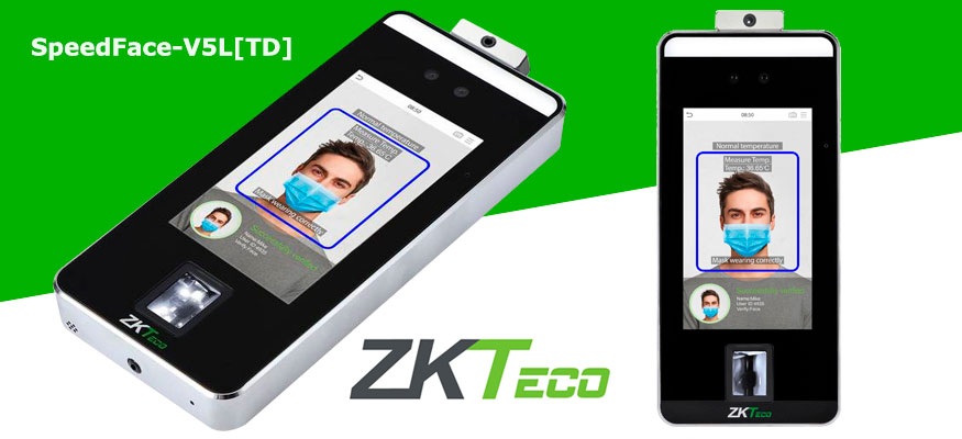 Новая серия скоростных СКУД-терминалов ZKTeco с измерением температуры тела