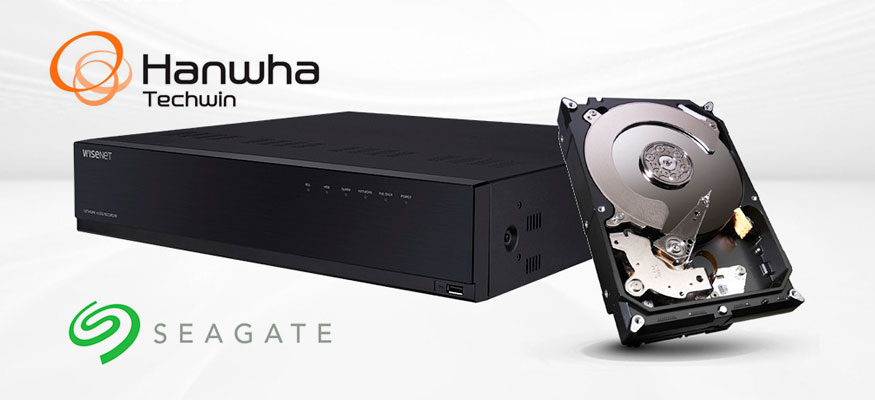 Сетевые видеоегистраторы Wisenet могут поставляться с предустановленными дисками Seagate