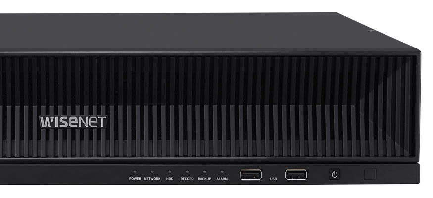 32-канальный видеорегистратор Wisenet с искусственным интеллектом