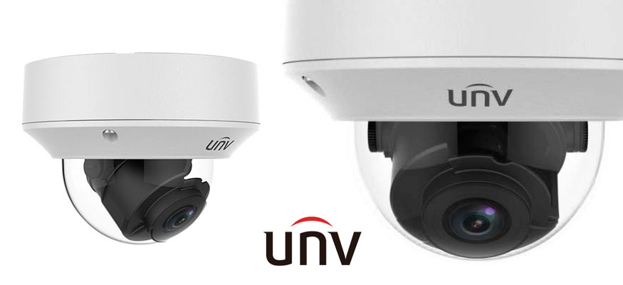 Купольная камера UNV с умной ИК-подсветкой и широким динамическим диапазоном