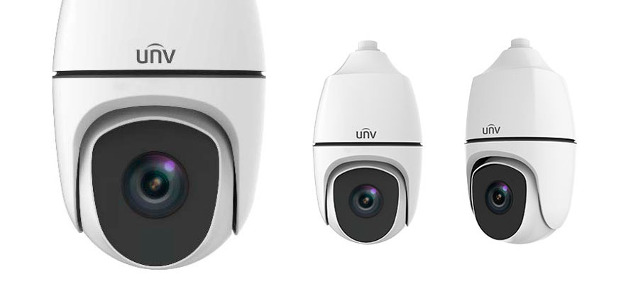 Три компактные поворотные телекамеры UNV с 40- и 45-кратным зумом