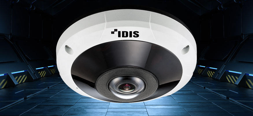 Пара компактных панорамных камер IDIS защищённого исполнения