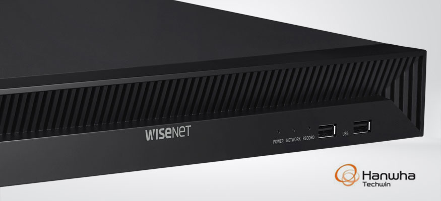 Сетевой видеорегистратор Wisenet с подачей электропитания PoE