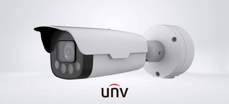 Цилиндрические камеры UNV для распознавания номеров, чётко работающие и при слабом освещении