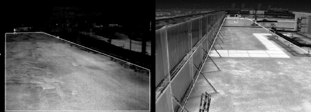 Интеллектуальная видеоаналитика уверенно распознаёт человеческие фигуры на тепловизионных изображениях.