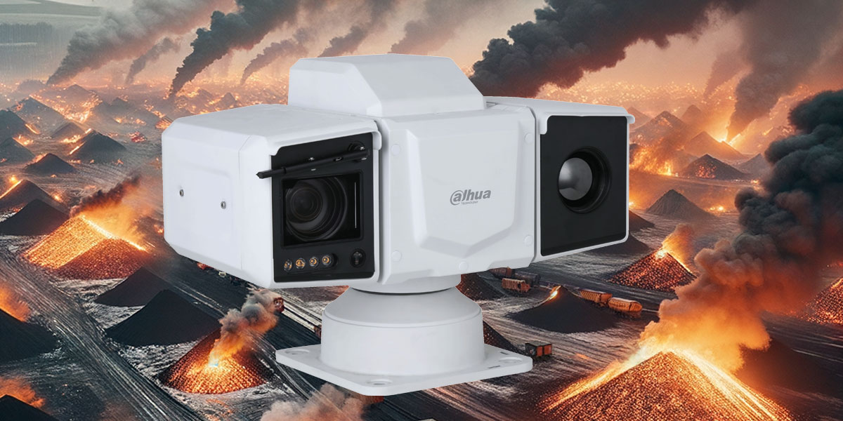 Сетевая гибридная тепловизионная PTZ-камера Dahua: точное измерение температуры и широкий спектр применения