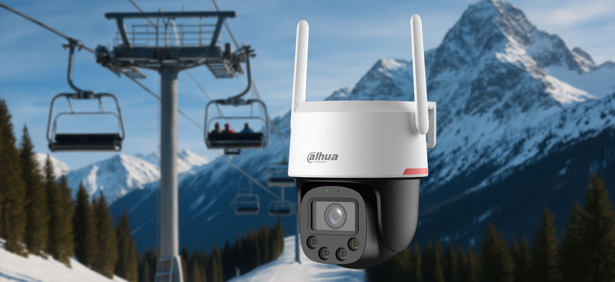 4G-камера Dahua с цветным изображением ночью и видеоаналитикой для удалённых объектов