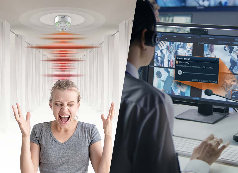 Hanwha Vision представила аудиомаяк с интеллектуальным детектированием звука и визуальным оповещением для охраняемых объектов