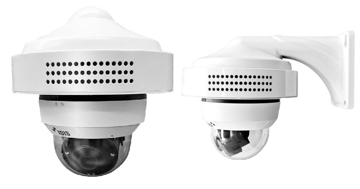 Ультразвук против паутины: IDIS представила две модели кронштейнов, одна со встроенной защитой камер видеонаблюдения от пауков